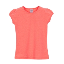 Children T-shirt Lovetti with short sleeves for 1-4 years Neon Coral (9289)