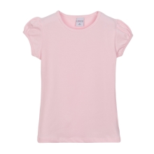 Children T-shirt Lovetti with short sleeves for 1-4 years Bright Pink (9257)