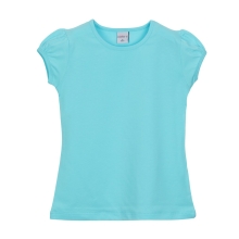 Lovetti children t-shirt with short sleeves for 1-4 years Cyan (9262)