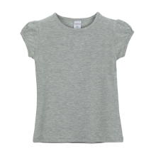 Children T-shirt Lovetti with short sleeves for 5-8 years Cool Gray ( Melange ) (9253)