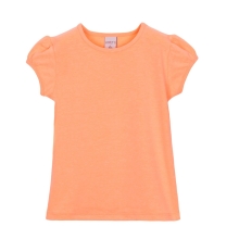 Lovetti children T-shirt with short sleeves for 5-8 years Neon Aprıcot (9285)