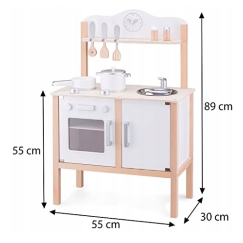 Игрушечная кухня Модерн, белая, New Classic Toys, 11050 от 3+ лет / Домики для кукол № 6 Kids Republic Игрушечная кухня Модерн, белая, New Classic Toys, 11050 от 3+ лет / Домики для кукол № 6