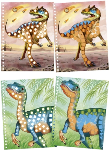 Наліпки Dino World Твоя картинка, Depesche (08750) / Читання та творчість