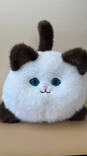 Interactive soft toy Smart Blinking Cat white and brown, AiDA (54098) / Interactive Toys № 2