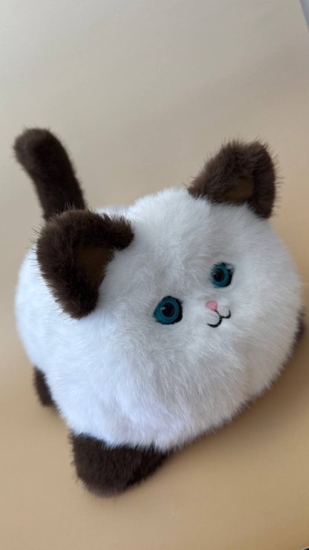 Interactive soft toy Smart Blinking Cat white and brown, AiDA (54098) / Interactive Toys № 3