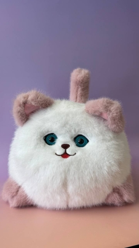 Інтерактивна мяка іграшка Smart Blinking Cat біло-рожева, AiDA (54081) / Інтерактивні іграшки № 2