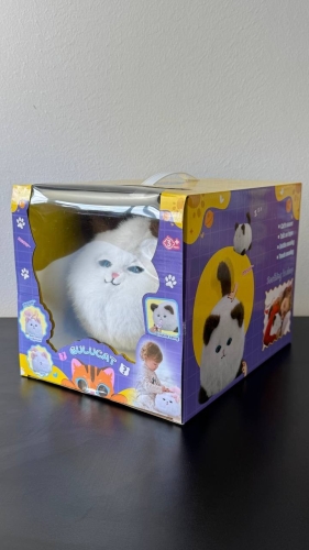 Interactive soft toy Smart Blinking Cat white and brown, AiDA (54098) / Interactive Toys № 5