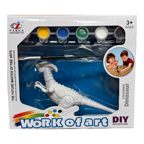 Набор для творчества Паразвролопхус Раскрась динозавра набор 1 Dino Toys (54838) / Сделай сам Kids Republic Набор для творчества Паразвролопхус Раскрась динозавра набор 1 Dino Toys (54838) / Сделай сам