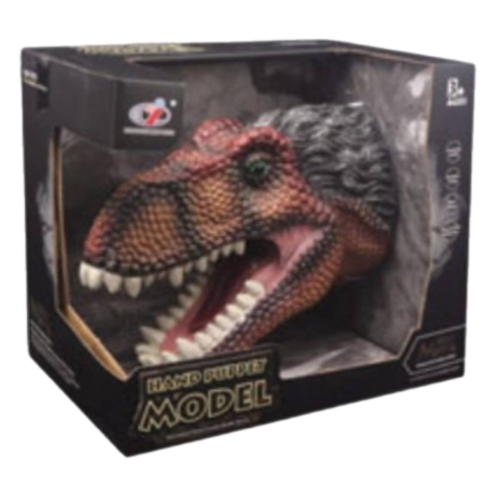 Игрушка на руку Динозавр коричнево-серый Dino Toys (57051) / Игрушки на руку Kids Republic Игрушка на руку Динозавр коричнево-серый Dino Toys (57051) / Игрушки на руку