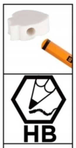 Pencil with eraser, Madrid Papel (06888) / Drawing № 3 Kids Republic Pencil with eraser, Madrid Papel (06888) / Drawing № 3