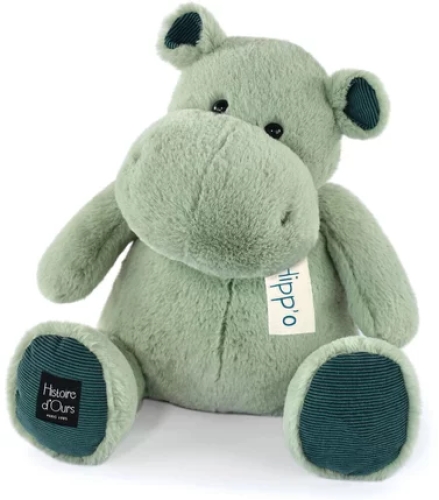 Мягкая игрушка Бегемот, 40см оливковый, Doudou (32103) / Мягкие игрушки