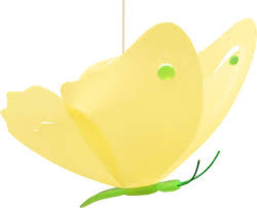 Потолочная люстра для детской комнаты Бабочка (желто-зеленая),R&M Coudert (50689) / NOIMAGE Kids Republic Потолочная люстра для детской комнаты Бабочка (желто-зеленая),R&M Coudert (50689) / NOIMAGE