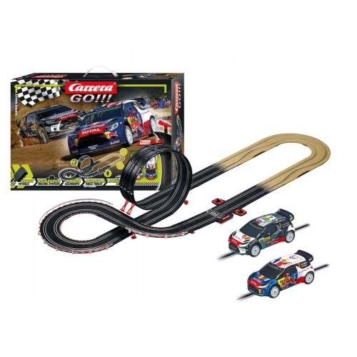 Carrera GO Super Rally car track, track length 4.9m, Carrera (24955) / Railway Toy