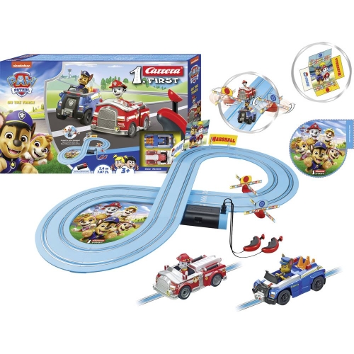 Автотрек Carrera First PAW PATROL - На трассе, длина трассы 2.4м., Carrera (30567) / Железная дорога