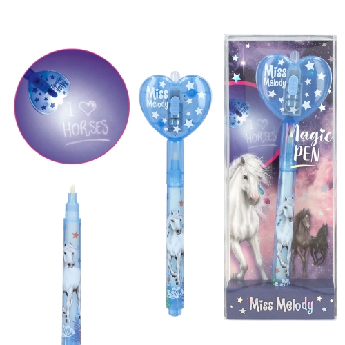 Miss Melody Secret Pen with LED Light, Motto (35596) / Stationery