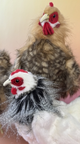 Plush Toy HANSA French chicken, 30cm (5620) / Plush Toys № 4