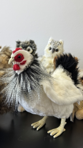 Plush Toy HANSA French chicken, 30cm (5620) / Plush Toys № 5