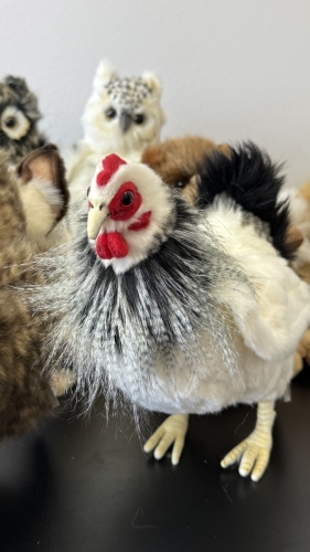 Plush Toy HANSA French chicken, 30cm (5620) / Plush Toys № 3