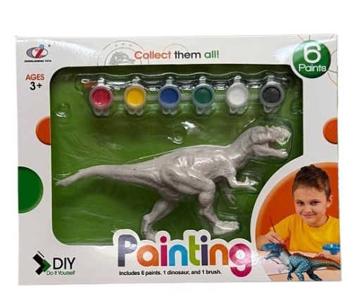 Набор для творчества Раскрась динозавра набор 1 Dino Toys (54814) / Сделай сам Kids Republic Набор для творчества Раскрась динозавра набор 1 Dino Toys (54814) / Сделай сам