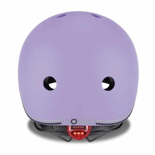 Protective helmet for children GLOBBER GO UP LIGHTS, lavender, with flashlight, 45-51 cm, Globber (07461) / Entertainment № 3 Kids Republic Protective helmet for children GLOBBER GO UP LIGHTS, lavender, with flashlight, 45-51 cm, Globber (07461) / Entertainment № 3