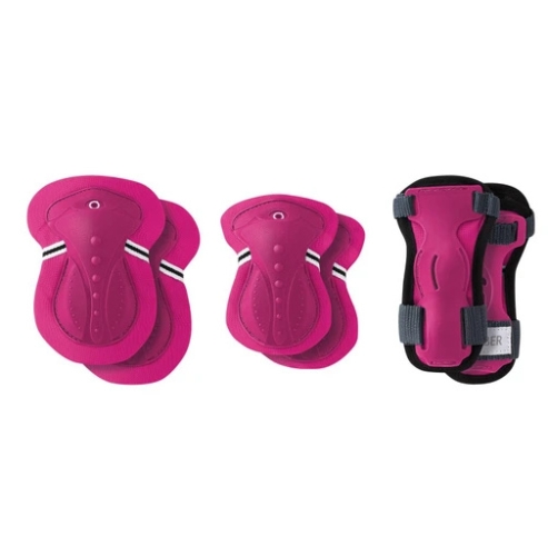 Комплект защитный детский, фуксия-темно-розовый, для ребенка до 25кг, Globber (11949) / Защита для ребенка