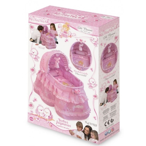 Cot for Maria doll 52x46x27cm, DeCuevas (11234) / Toys № 4 Kids Republic Cot for Maria doll 52x46x27cm, DeCuevas (11234) / Toys № 4