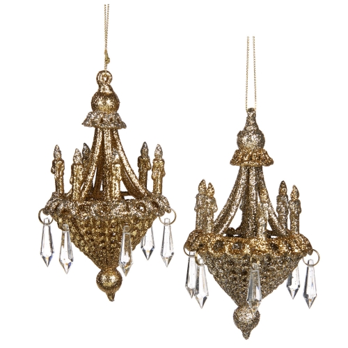 Christmas tree ornament Chandelier figure in assortment height 13cm, GoodWill (PL52119) / Christmas Decorations