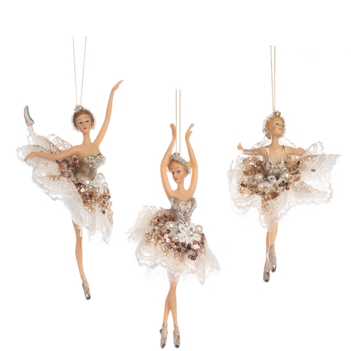 Christmas tree decoration Dancing ballerina in assortment height 17cm, GoodWill (TR21272) / Christmas Decorations
