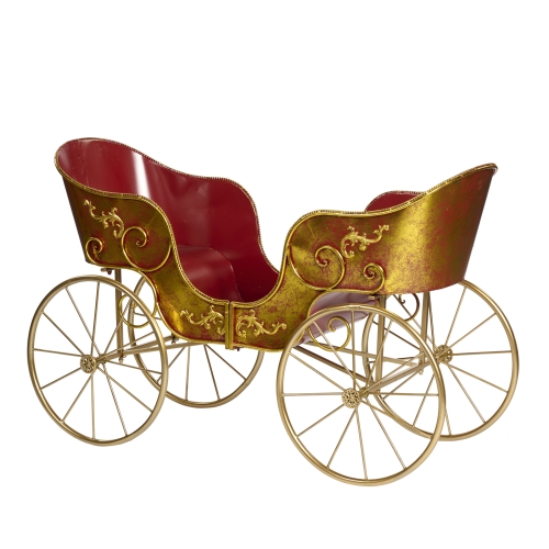 Decor Open carriage gold length 148cm, GoodWill (BM99211) / Christmas Decorations