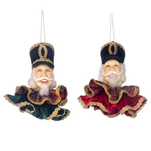 Christmas tree decoration Nutcracker in assortment red/green height 18cm, GoodWill (J58411) / Christmas Decorations