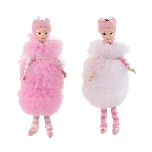 Fairy doll Cotton candy in assortment white/pink height 32cm, GoodWill (J58605) / Christmas Decorations