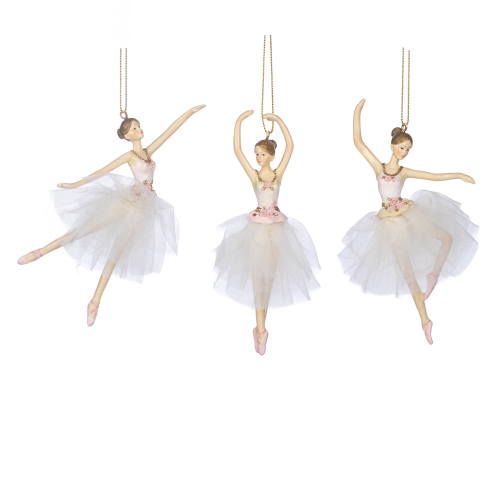 Christmas tree decoration Ballerina in assortment height 16cm, GoodWill (MC38361) / Christmas Decorations
