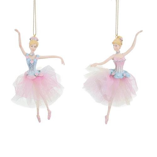 Christmas tree decoration Ballerina in assortment height 17cm, GoodWill (MC38390) / Christmas Decorations
