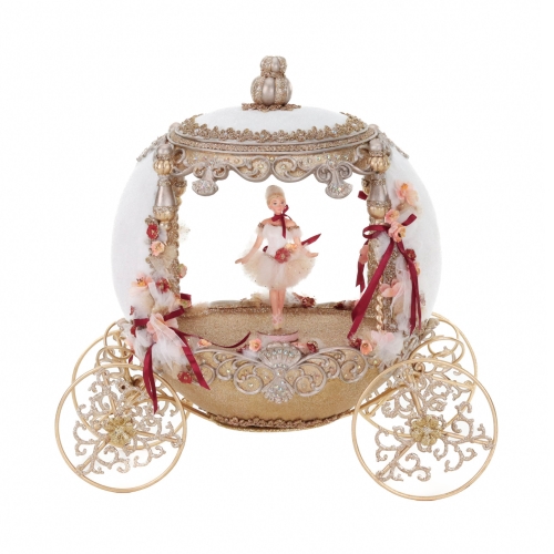 Decor Carriage-stage for ballerina height 46cm, GoodWill (B87357) / Christmas Decorations