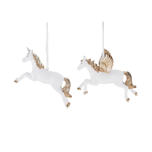 Christmas tree decoration Pegasus Leap in assortment height 15cm, GoodWill (D42009) / Christmas Decorations