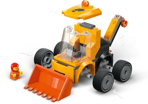 Конструктор LEGO City Автівки — Будівельний навантажувач (31889) / Конструктори № 6