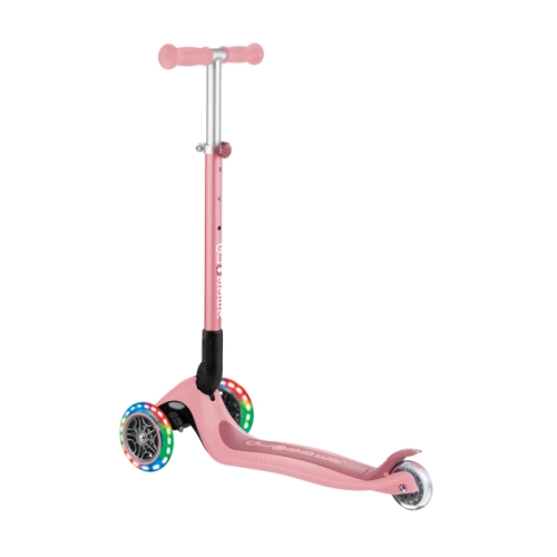 GLOBBER scooter of the PRIMO FOLDABLE LIGHTS series, pastel pink, wheels with illumination, 50 kg 3+ (432-211-3) / Balance Bikes № 3 Kids Republic GLOBBER scooter of the PRIMO FOLDABLE LIGHTS series, pastel pink, wheels with illumination, 50 kg 3+ (432-211-3) / Balance Bikes № 3