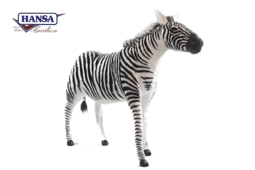 Мягкая игрушка Зебра жаккардовая высота 147см, Hansa (65689) / Большие мягкие игрушки № 2 Kids Republic Мягкая игрушка Зебра жаккардовая высота 147см, Hansa (65689) / Большие мягкие игрушки № 2