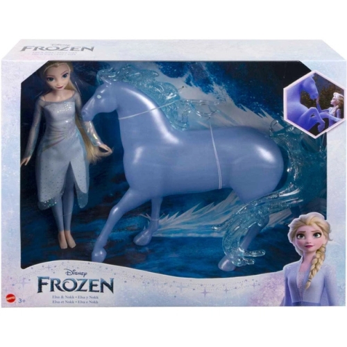 Princess Elsa doll and her ice horse Nokk from the movie Frozen, Mattel (20871) / Dolls № 2 Kids Republic Princess Elsa doll and her ice horse Nokk from the movie Frozen, Mattel (20871) / Dolls № 2