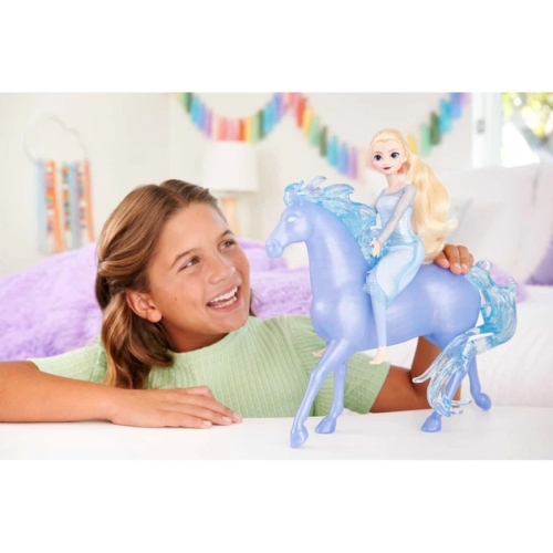 Princess Elsa doll and her ice horse Nokk from the movie Frozen, Mattel (20871) / Dolls № 3 Kids Republic Princess Elsa doll and her ice horse Nokk from the movie Frozen, Mattel (20871) / Dolls № 3