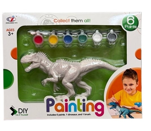 Набор для творчества Раскрась динозавра набор 6 Dino Toys (56825) / Сделай сам Kids Republic Набор для творчества Раскрась динозавра набор 6 Dino Toys (56825) / Сделай сам