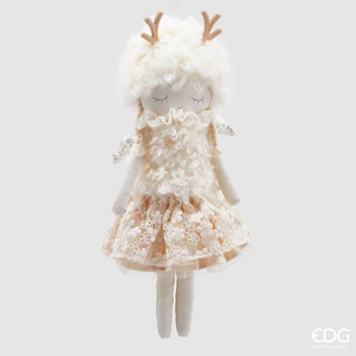 Decor doll Renna ivory height 42cm, Enzo De Gasperi (EDG Italy) 83941 / Christmas Decorations № 2