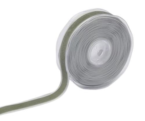 Double tape gray-green 23mm in a roll, Enzo De Gasperi (EDG Italy) 06395 / Christmas Decorations