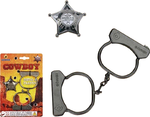 Набор наручники+значок Шерифа, Gonher (32302) / Игрушечное оружие