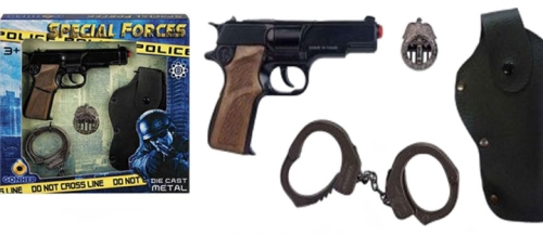 Игровой набор детский Полицейский, 4 предмета, Gonher (42561) / Игрушечное оружие