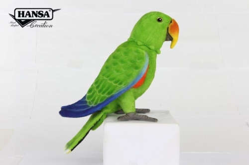 Мягкая игрушка попугай Электус (самец) длина 23см, Hansa (84291) / Мягкие игрушки № 2