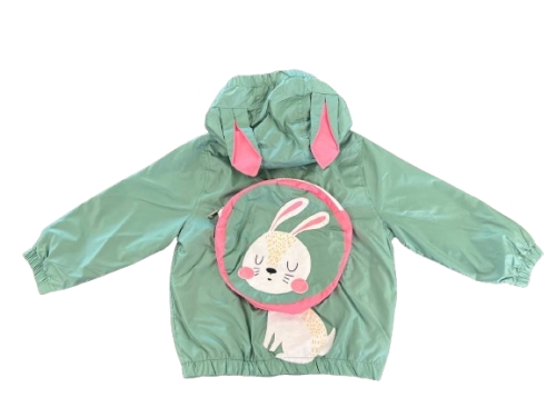 Вітровка для дівчинки Звірятко р.86-110см , Midimod Gold (M52143MINT) / Дитячий одяг № 2