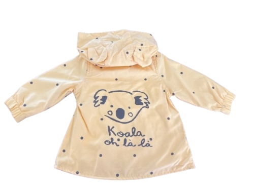Raincoat for girls Koala, size 74-92cm, Midimod Gold (M23102SARI) / Clothes for Kids № 2