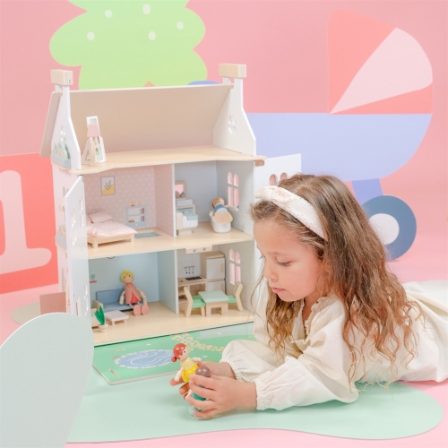 Dollhouse with furniture New Classic Toys (07307) / Doll House № 4 Kids Republic Dollhouse with furniture New Classic Toys (07307) / Doll House № 4