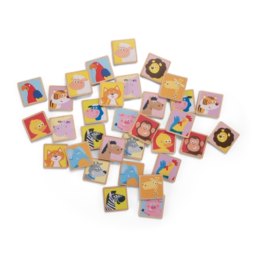 Дитяча гра, що розвиває память Тварини New Classic Toys, деревяна, арт. 10830 / Навчаючі іграшки № 5 Kids Republic Дитяча гра, що розвиває память Тварини New Classic Toys, деревяна, арт. 10830 / Навчаючі іграшки № 5